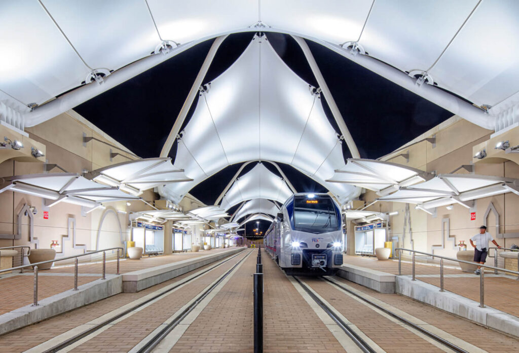 TEXRail Station at DFW International Airport Terminal B